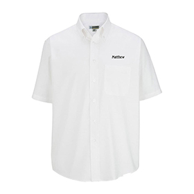 Edwards Men's Short Sleeve Oxford Shirt: ED-1027
